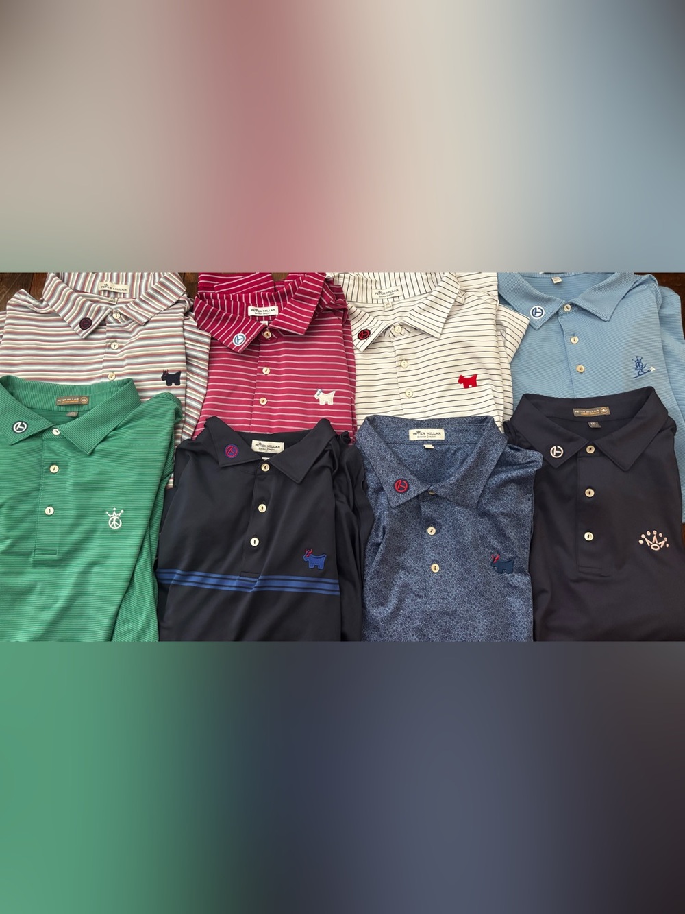 SCOTTY CAMERON GALLERY lot of 8 Circle T Summer Comfort Golf Polos size XXL